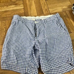 Polo by Ralph Lauren blue checkered shorts